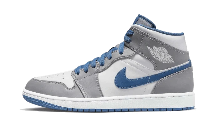 Jordan 1 Mid True Azul