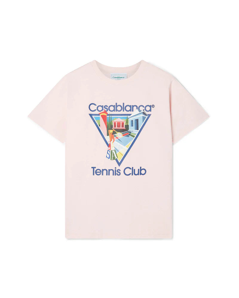 T-shirt Casablanca La Joueuse Pink