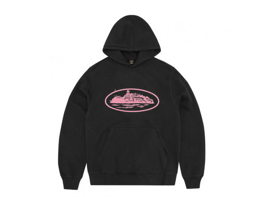 Corteiz Alcatraz Hoodie V2 Black Pink