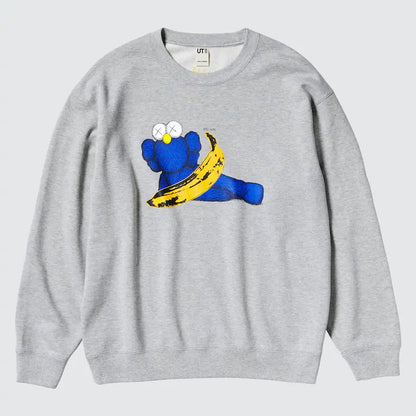 Sweat Graphique UT KAWS + Warhol